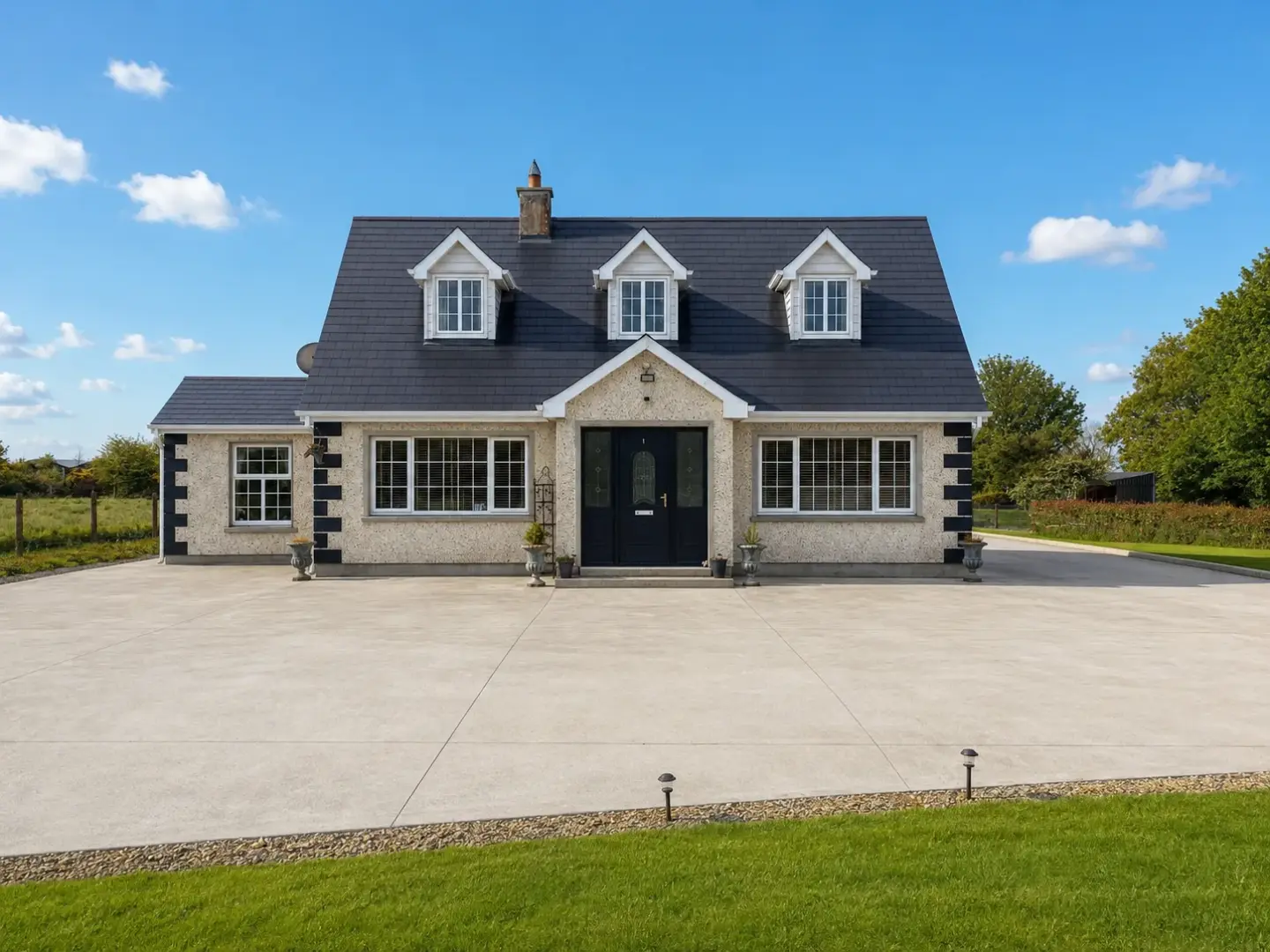 Driveway after restoration work